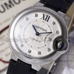 Replica Cartier Ballon Bleu 33mm Af V2 Ss Silver Dial Swiss Ronda Quartz (12)