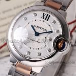 Replica Cartier Ballon Bleu 33mm Af V2 Ss Silver Dial Swiss Ronda Quartz (3)