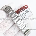 Replica Cartier Tank Francaise Ladies M+ White Dial With Diamond Bezel (7)