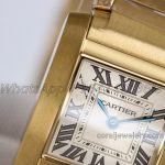 Replica Cartier Tank Francaise Ladies M+ Yellow Gold (5)