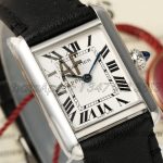 Replica Cartier Tank Must Ladies Af White Dial In Steel Swiss Ronda Quartz (2)