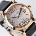 Replica Chopard Happy Sport Automatic Zf 30mm White Dial In Steelrose Gold (2)