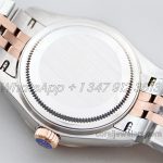 Replica Rolex Ladies Datejust 28mm 279171 Twf Aubergine Dial With Roman Markers In Rose Goldsteel (9)