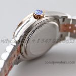 Replica Rolex Ladies Datejust 28mm 279171 Twf Green Dial With Diamond Markers In Rose Goldsteel (5)