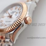 Replica Rolex Ladies Datejust 28mm 279171 Twf Mop Dial With Diamond Markers In Rose Goldsteel (4)