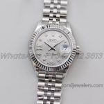 Replica Rolex Ladies Datejust 28mm 279174 Twf Silver Dial With Diamond Markers (1)