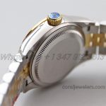 Replica Rolex Ladies Datejust 28mm 279383rbr Twf Champagne Dial With Diamond Bezel In Yellow Goldsteel (5)