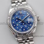 Replica Rolex Ladies Datejust 28mm 279384rbr Twf Floral Motif Dial In Steel (2)