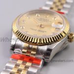 Replica Rolex Ladies Datejust 31mm 278273 Twf 904l & Rg Champagne Dial Swiss 2836 (2)