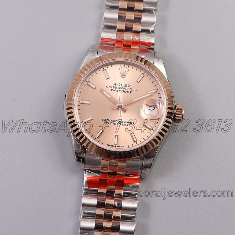 Replica Rolex Ladies Datejust 31mm 278273 Twf 904l & Rg Pink Dial Swiss 2836 (1)