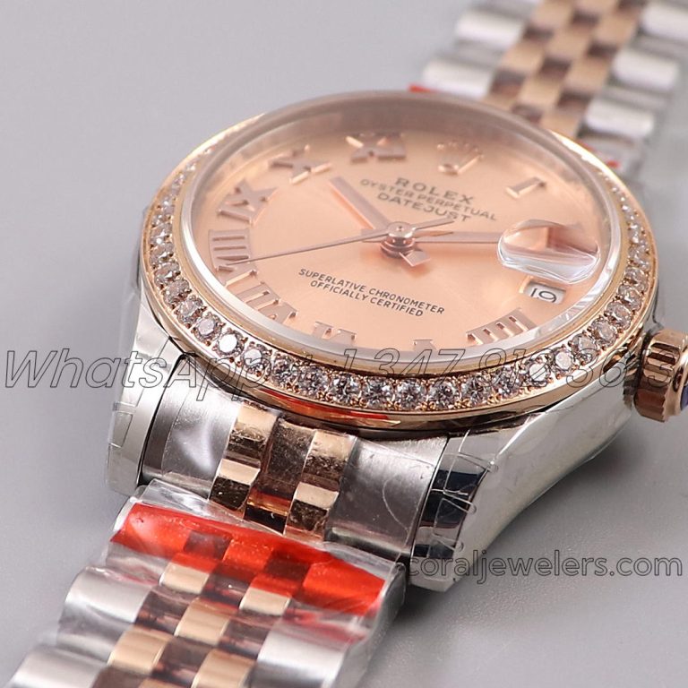 Replica Rolex Ladies Datejust 31mm 278273 Twf 904l & Rg Pink Dial Swiss 2836 (2)