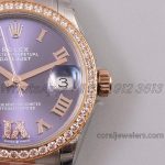 Replica Rolex Ladies Datejust 31mm 278273 Twf 904l & Rg Violet Dial Swiss 2836 (4)