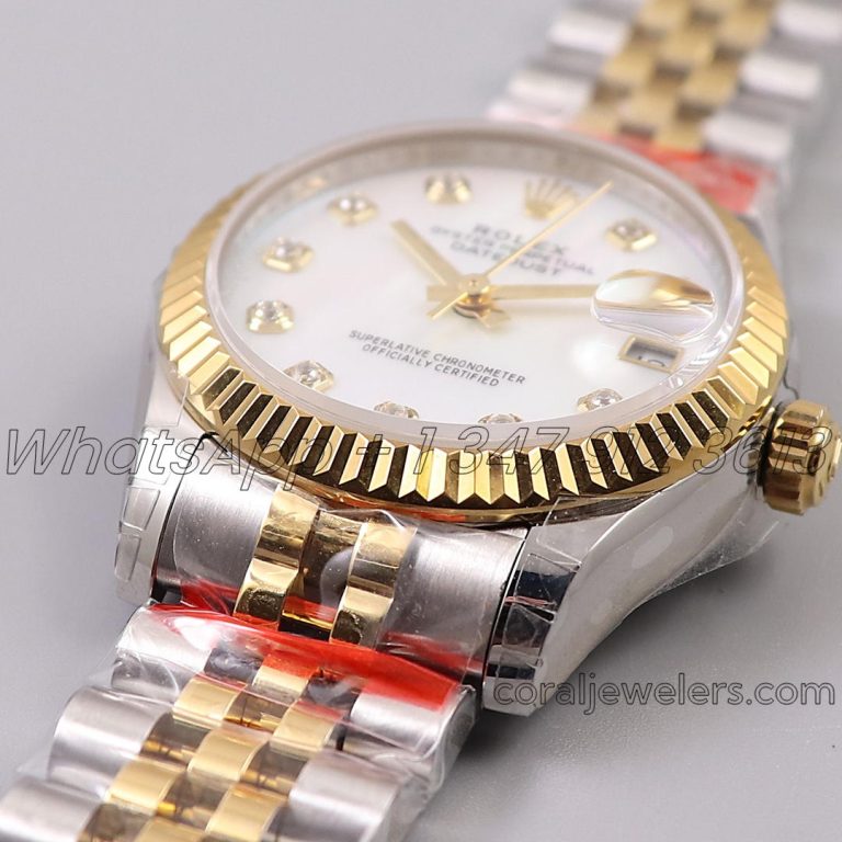 Replica Rolex Ladies Datejust 31mm 278273 Twf 904l & Rg White Dial Swiss 2836 (2)