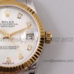 Replica Rolex Ladies Datejust 31mm 278273 Twf 904l & Rg White Dial Swiss 2836 (4)