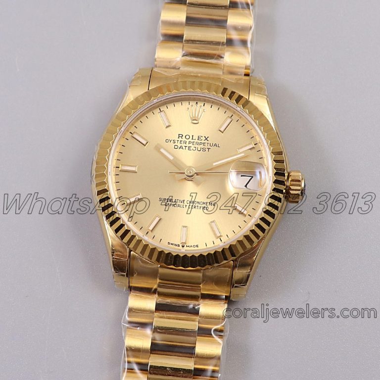 Replica Rolex Ladies Datejust 31mm 278273 Twf Champagne Dial (1)