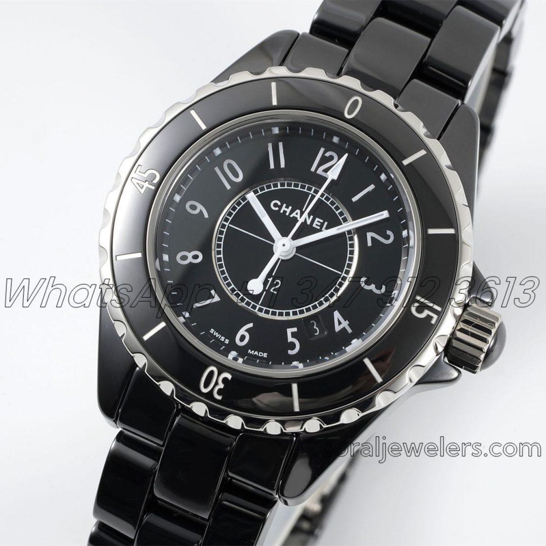 Replica Chanel Ladies J12 Bvf 33mm Black Dial Swiss Quartz Movement (3)