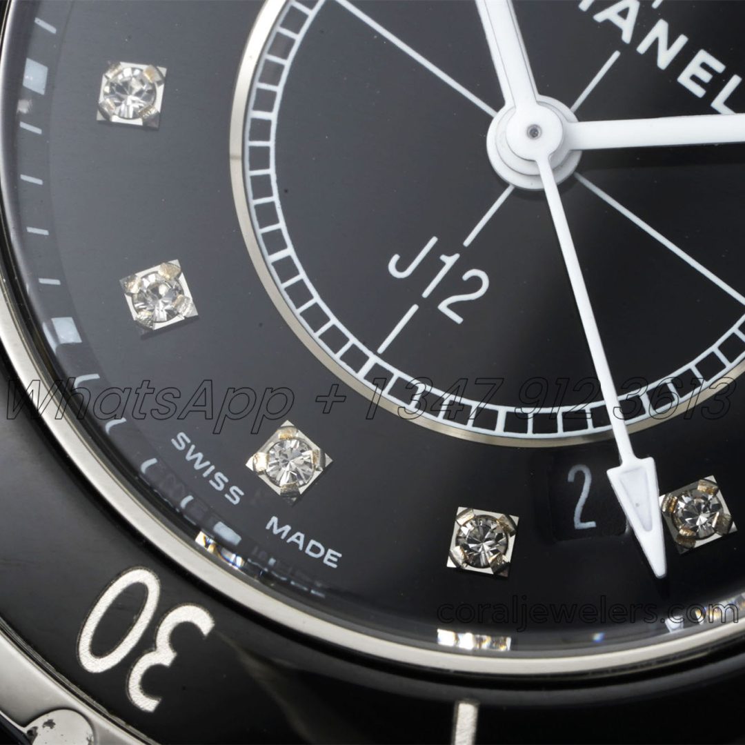 Replica Chanel Ladies J12 Bvf 33mm Black Dial Swiss Quartz Movement (5)