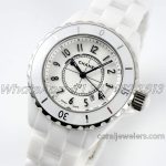 Replica Chanel Ladies J12 Bvf 33mm White Dial Swiss Quartz Movement (12)