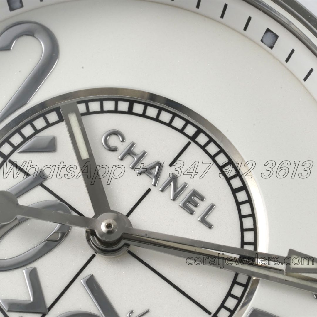 Replica Chanel Ladies J12 Bvf 33mm White Dial Swiss Quartz Movement (13)