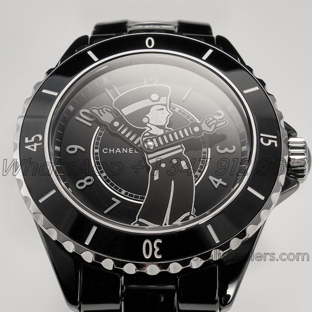 Replica Chanel Ladies J12 Bvf 38 Mm Black Dial Caliber 12.1 Movement (21)