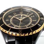 Replica Chanel Ladies J12 Bvf 38mm Black Dial Caliber 12 (5)