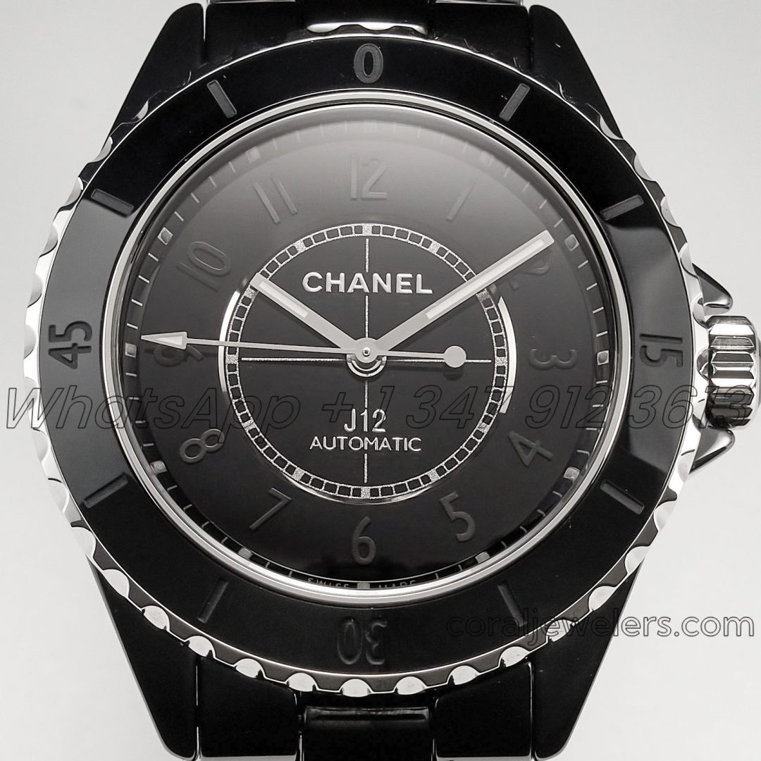 Replica Chanel Ladies J12 Watch Bvf 38 Mm In Steel Black Caliber 12.1 Movement (2)