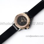 Replica Chanel Ladies J12.xs Bvf 19mm Black Dial Rg With Diamond Bezel (3)