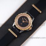 Replica Chanel Ladies J12.xs Bvf 19mm Black Dial Rg With Diamond Bezel (4)