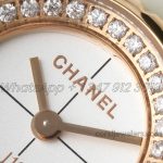 Replica Chanel Ladies J12.xs Bvf 19mm White Dial Rg With Diamond Bezel (4)