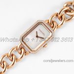 Replica Chanel Ladies Premiere Bvf 20mm Rg Mop Dial With Diamond Bezel (3)