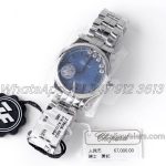 Replica Chopard Happy Sport Automatic Zf 30mm Blue Mop Dial In Steel (5)