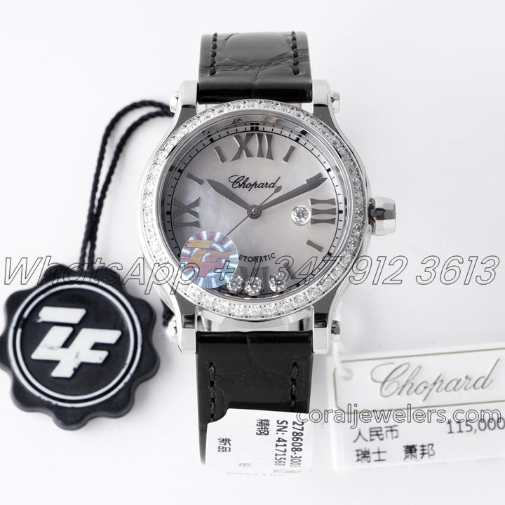 Replica Chopard Happy Sport Automatic Zf 30mm Mop Dial With Diamond Bezel (1)