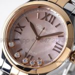 Replica Chopard Happy Sport Automatic Zf 30mm Pink Dial In Steelrose Gold (3)