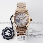 Replica Chopard Happy Sport Automatic Zf 30mm White Dial In Rose Gold (1)