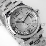 Replica Chopard Happy Sport Automatic Zf 30mm White Dial In Steel (3)