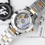 Replica Chopard Happy Sport Automatic Zf 30mm White Dial With Diamond Bezel In Steelrose Gold (7)