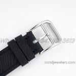 Replica Hermes Heure H 21mm Bvf Mop Dial In Steel With Diamond Bezel On Black Epsom Leather Strap (9)