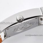 Replica Hermes Heure H 21mm Bvf Mop Dial In Steel With Diamond Bezel On White Epsom Leather Strap (7)