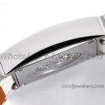 Replica Hermes Heure H 21mm Bvf Mop Dial In Steel With Diamond Bezel On White Epsom Leather Strap (8)