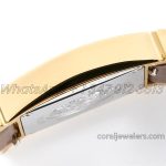 Replica Hermes Heure H 21mm Bvf White Dial In Yellow Gold On Brown Leather Strap (7)