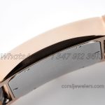 Replica Hermes Heure H 26mm Bvf Mop Dial In Rose Gold With Diamond Bezel On Black Leather Strap (7)