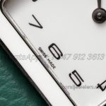 Replica Hermes Heure H 26mm Bvf White Dial In Steel On Green Leather Strap (5)