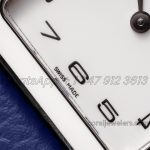 Replica Heure H 26mm Bvf White Dial In Steel On Blue Leather Strap (5)