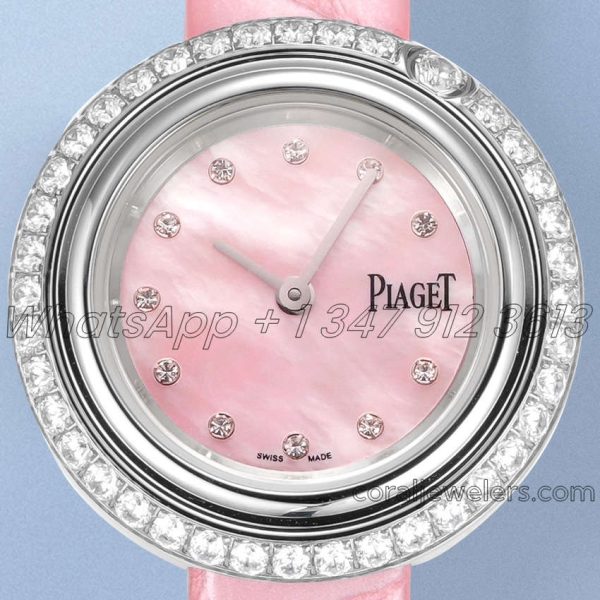 Replica Piaget Possession G0a45064 29mm Vsf Ss & Diamonds Pink Dial Swiss Quartz (5)