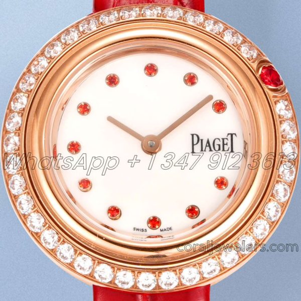 Replica Piaget Possession G0a47088 29mm Vsf Rg & Diamonds White Dial Swiss Quartz (4)