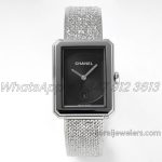 Replica Chanel Ladies Boy·friend Bvf Black Dial And Ss Bezel Swiss Quartz Movement (10)