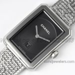 Replica Chanel Ladies Boy·friend Bvf Black Dial And Ss Bezel Swiss Quartz Movement (12)