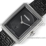 Replica Chanel Ladies Boy·friend Bvf Black Dial And Ss Bezel Swiss Quartz Movement (3)