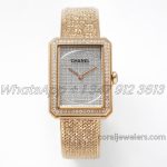 Replica Chanel Ladies Boy·friend Bvf Full Diamond Dials And Diamond Bezel Swiss Quartz Movement (1)