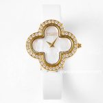 Replica Van Cleef & Arpels Alhambra Bvf 30.2mm Mop Dial In Yellow Gold With Diamond (1)